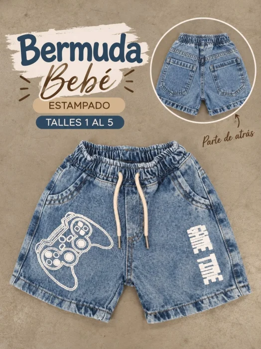 Bermuda Bebe Estampada