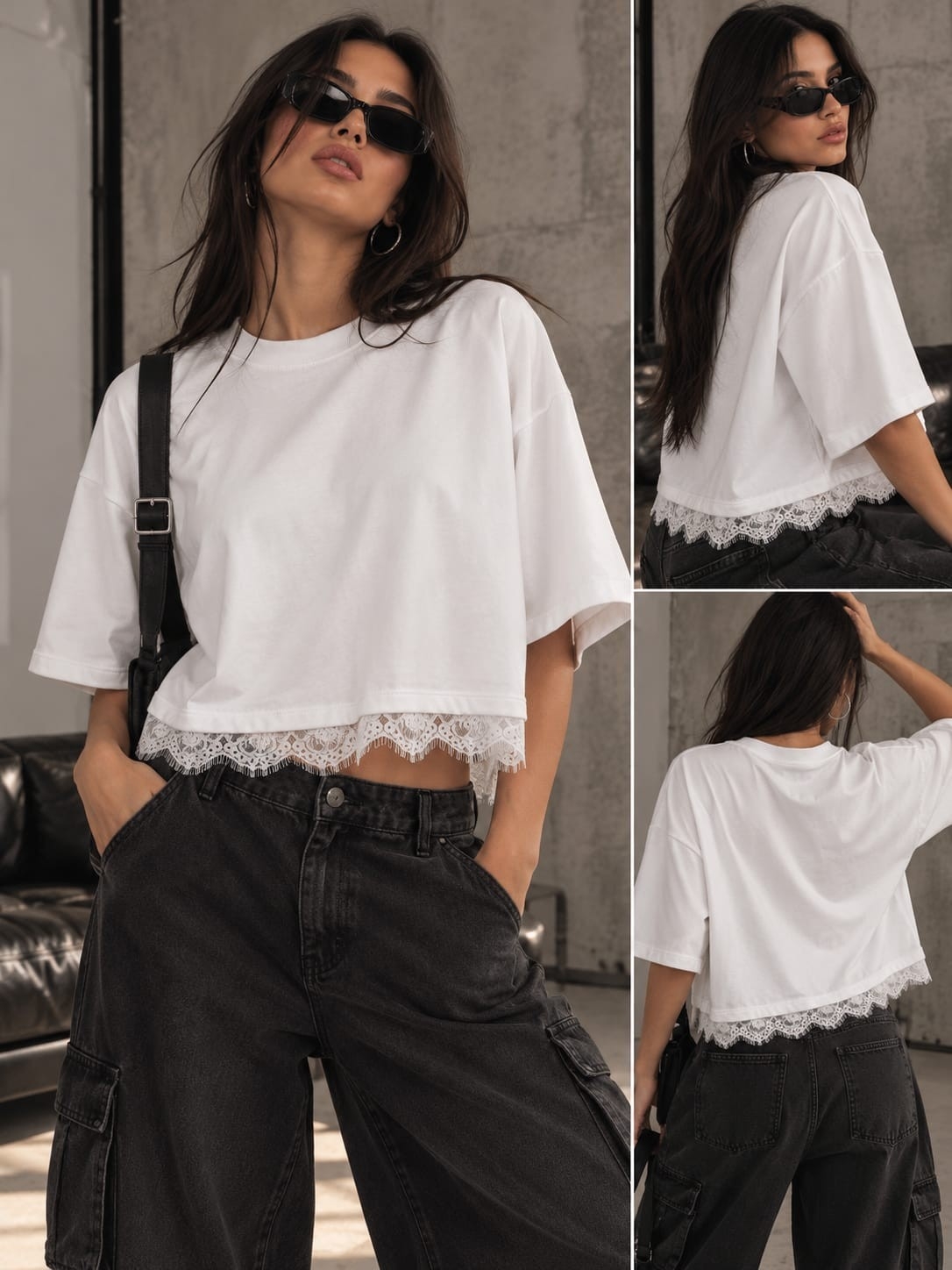 Remera con Encaje - Imagen 3