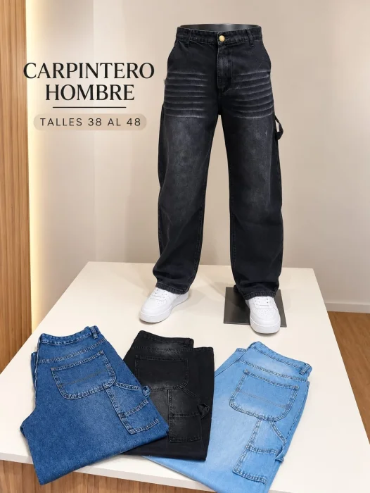 Pantalon Carpintero Hombre