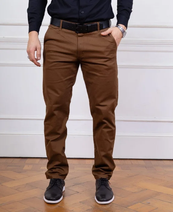 Pantalón Corte Chino Gabardina