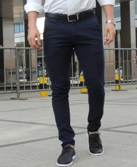 Pantalón Bolsillo Chino Semi Chupin