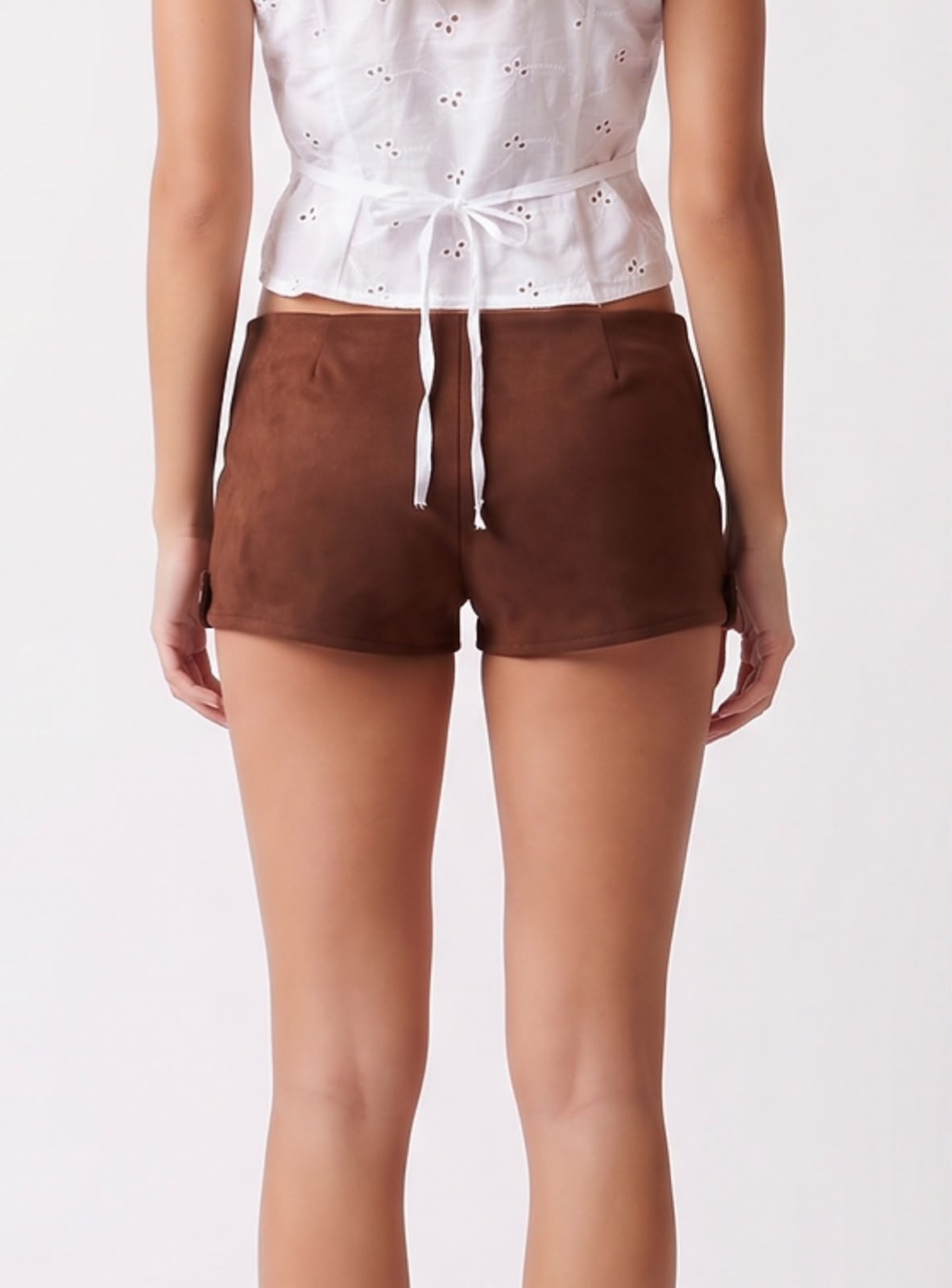 Short Gamuzado Tiro bajo - Imagen 3