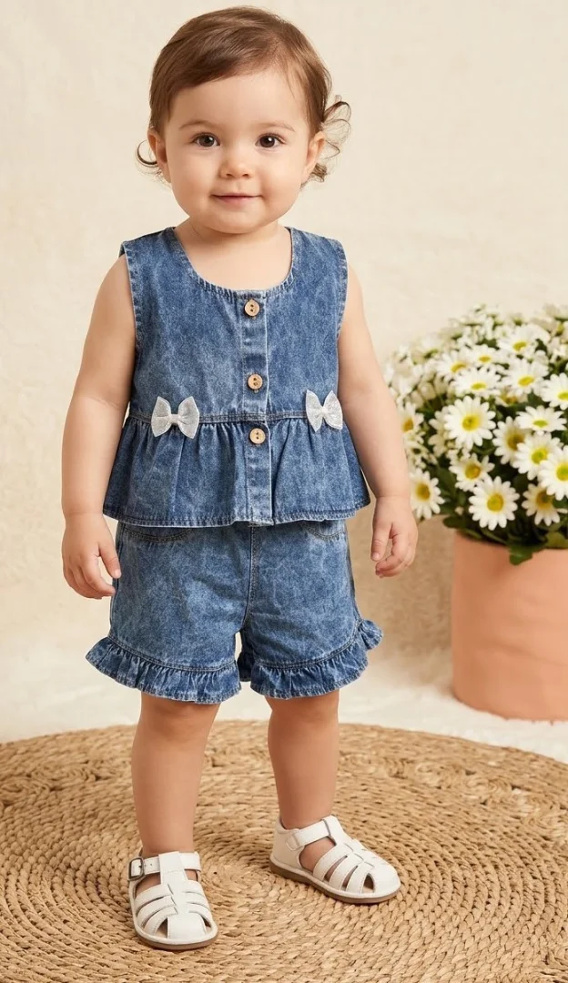 Conjunto de Bebas con Moño - Imagen 4