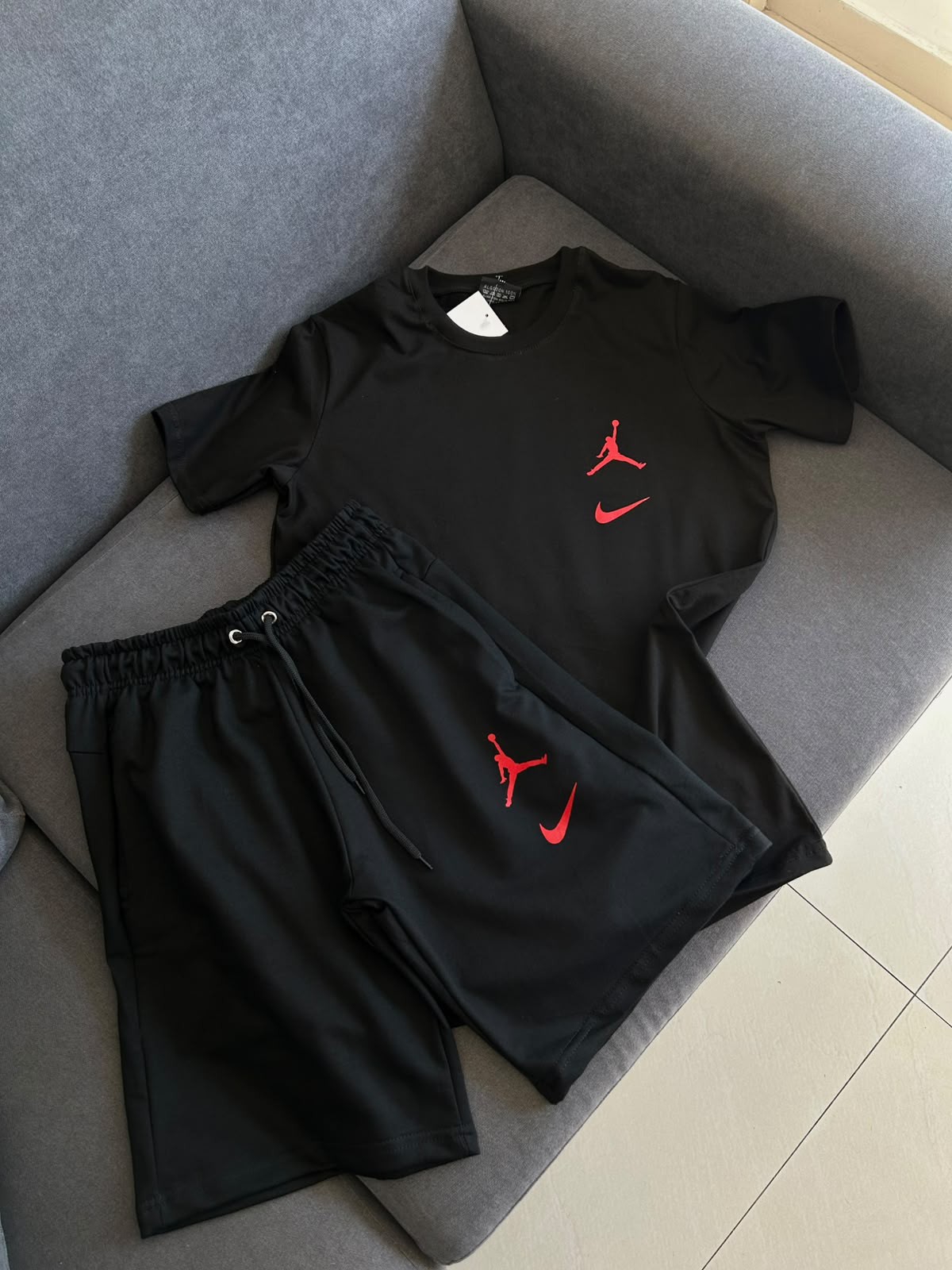 Conjuntos Jordan Logo Chico Algodón Peinado Premium No Achican - Imagen 3