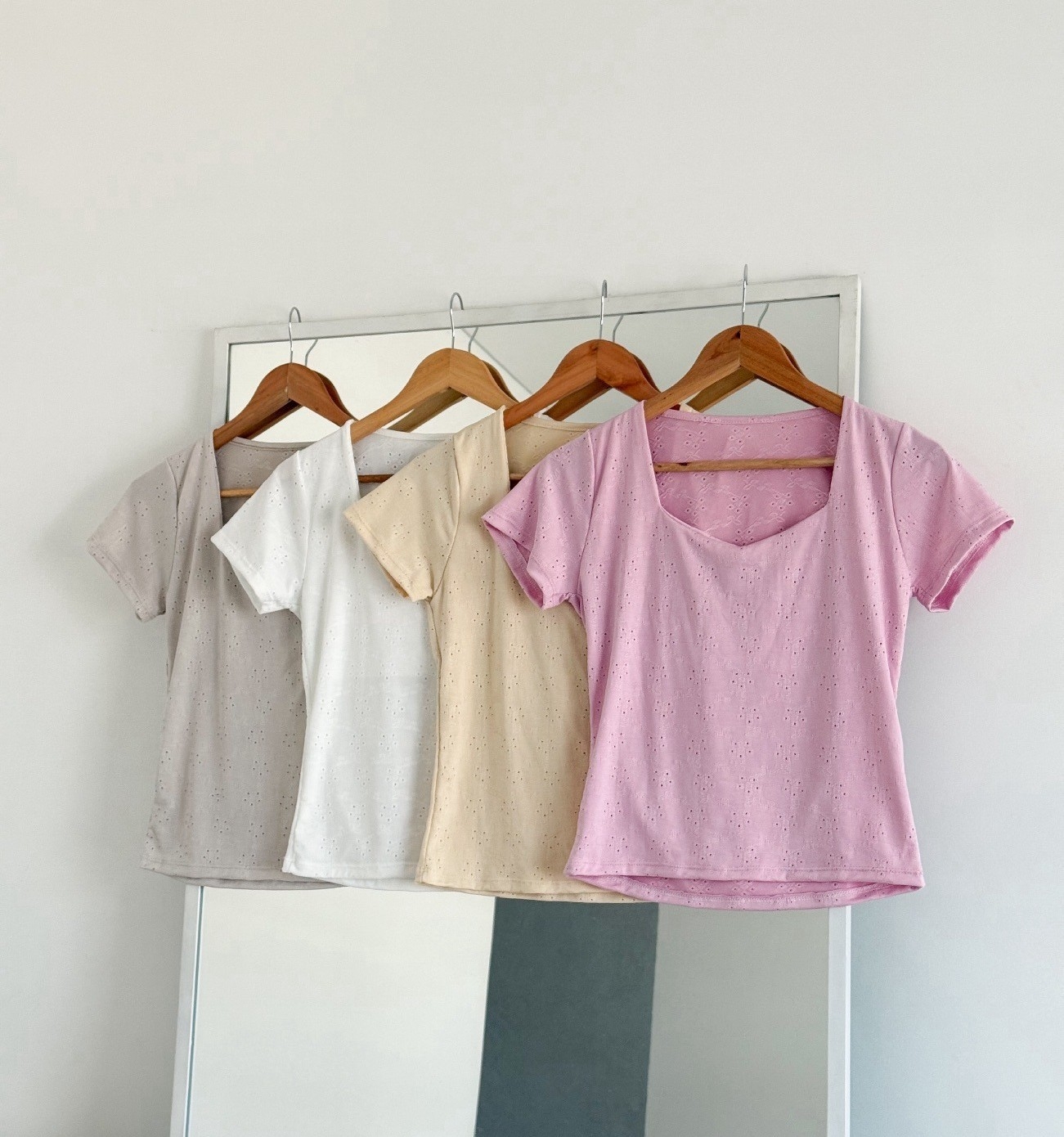 Remera Espejo Broderie - Imagen 3