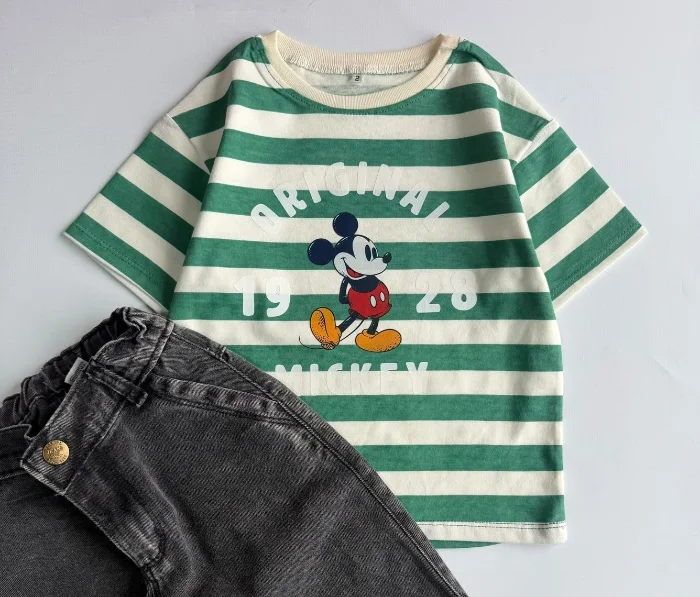 Remera Mickey Rayado