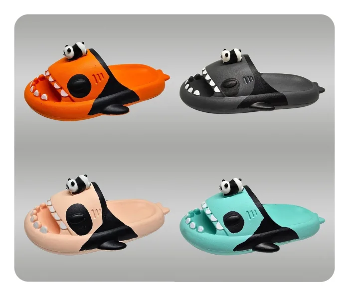 Sharklas Panda Ojotas de Tiburón Importado