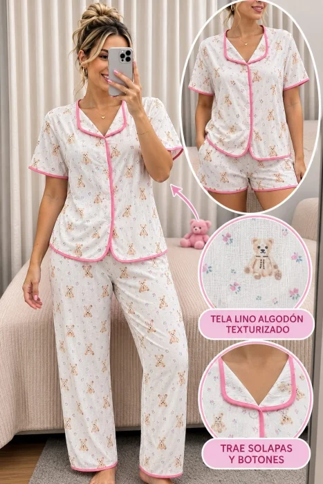 Pijama Tedy Importado