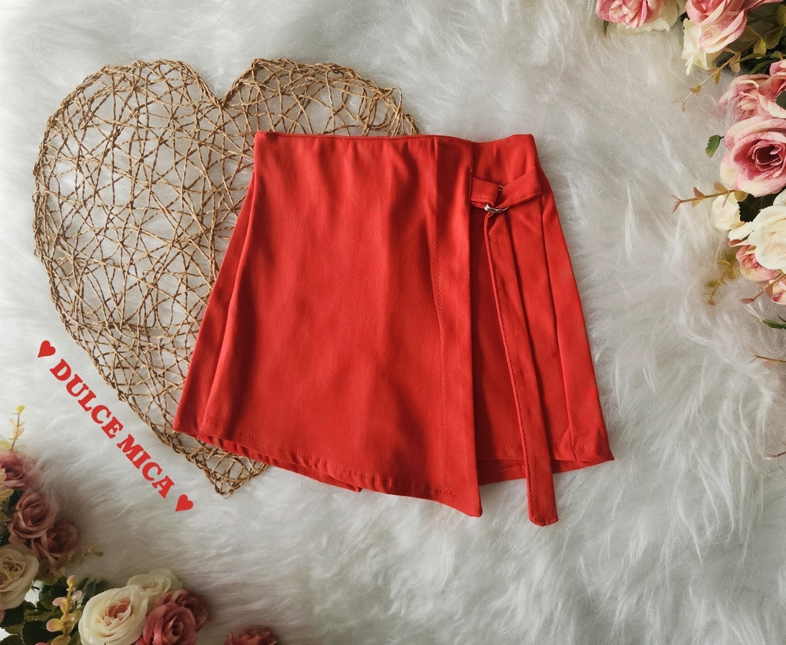 Short Pollera Tira - Bengalina Elastizado - Imagen 2