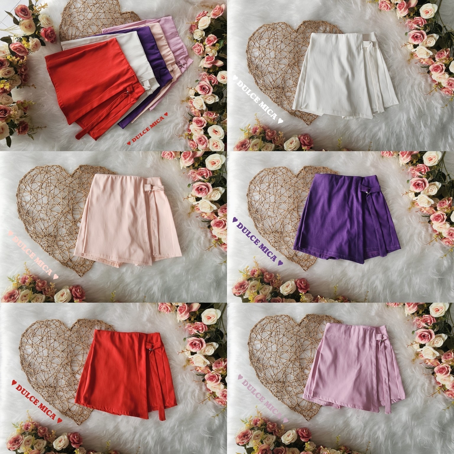 Short Pollera Tira - Bengalina Elastizado - Imagen 3