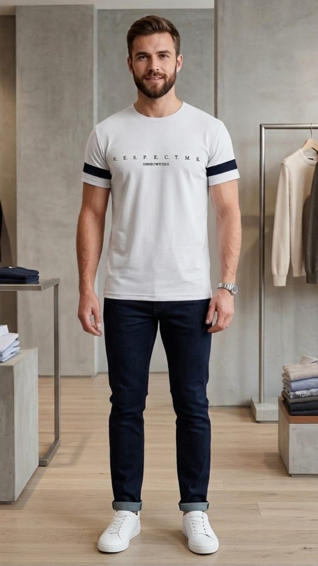 Remera Combinada de Modal - Imagen 1