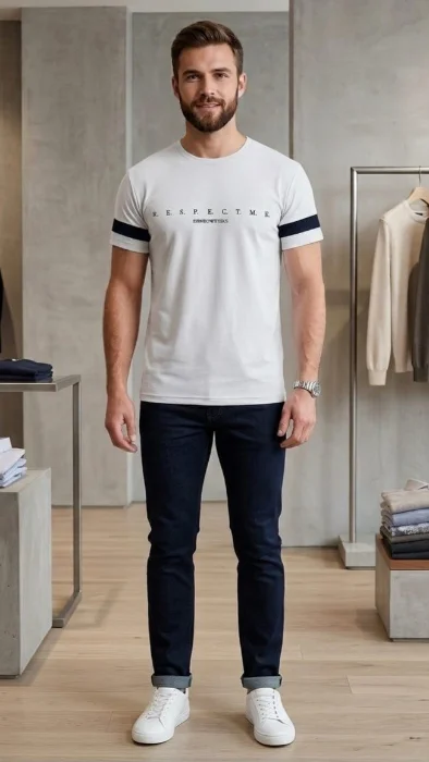 Remera Combinada de Modal