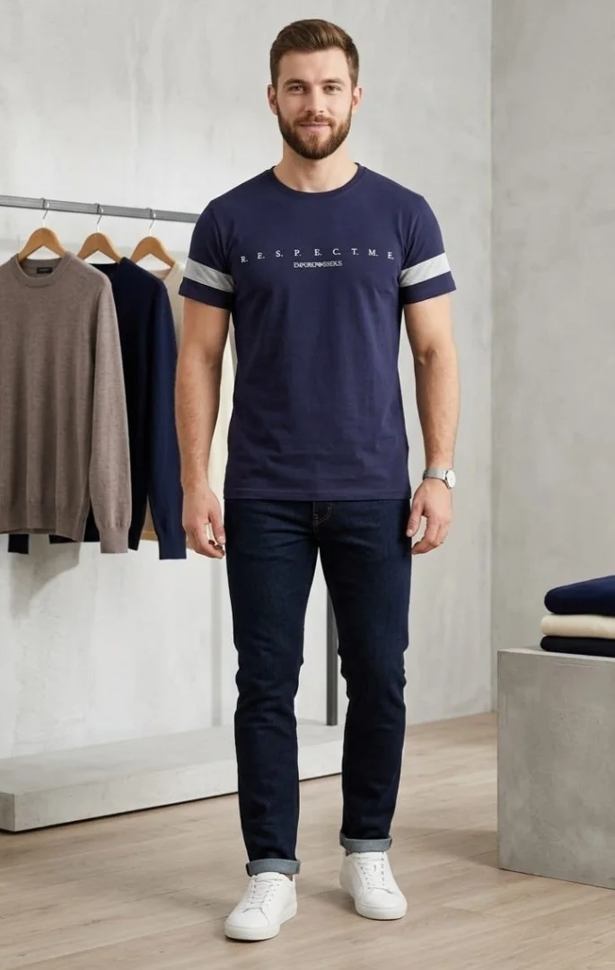Remera Combinada de Modal - Imagen 2