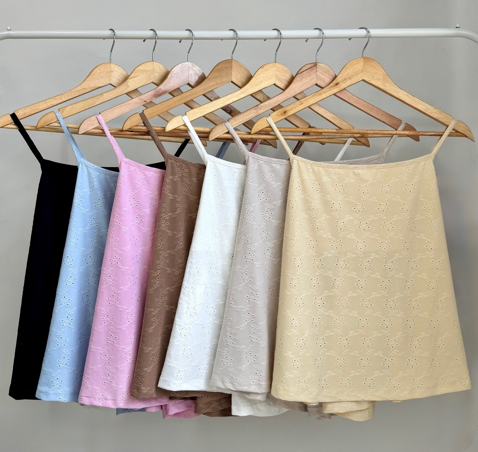 Musculosa Cruzada Broderie - Imagen 4