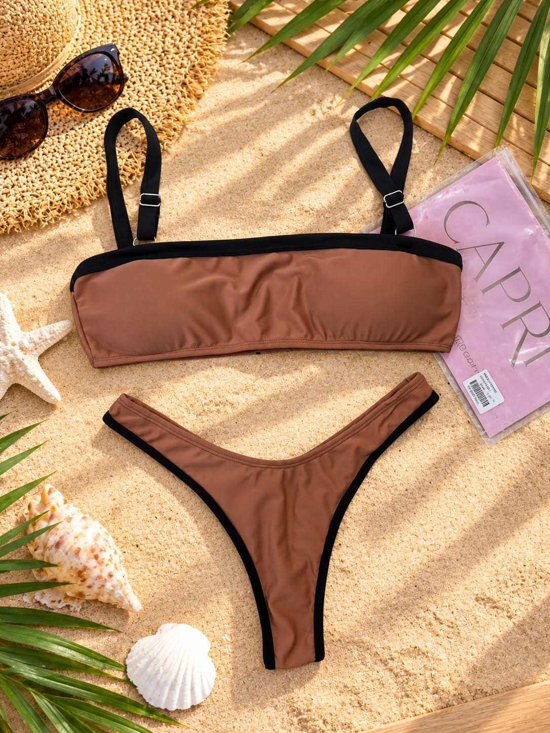 (art:41)bikini Conjuto Sof 2 Piezas Top C/less "v" - Imagen 7