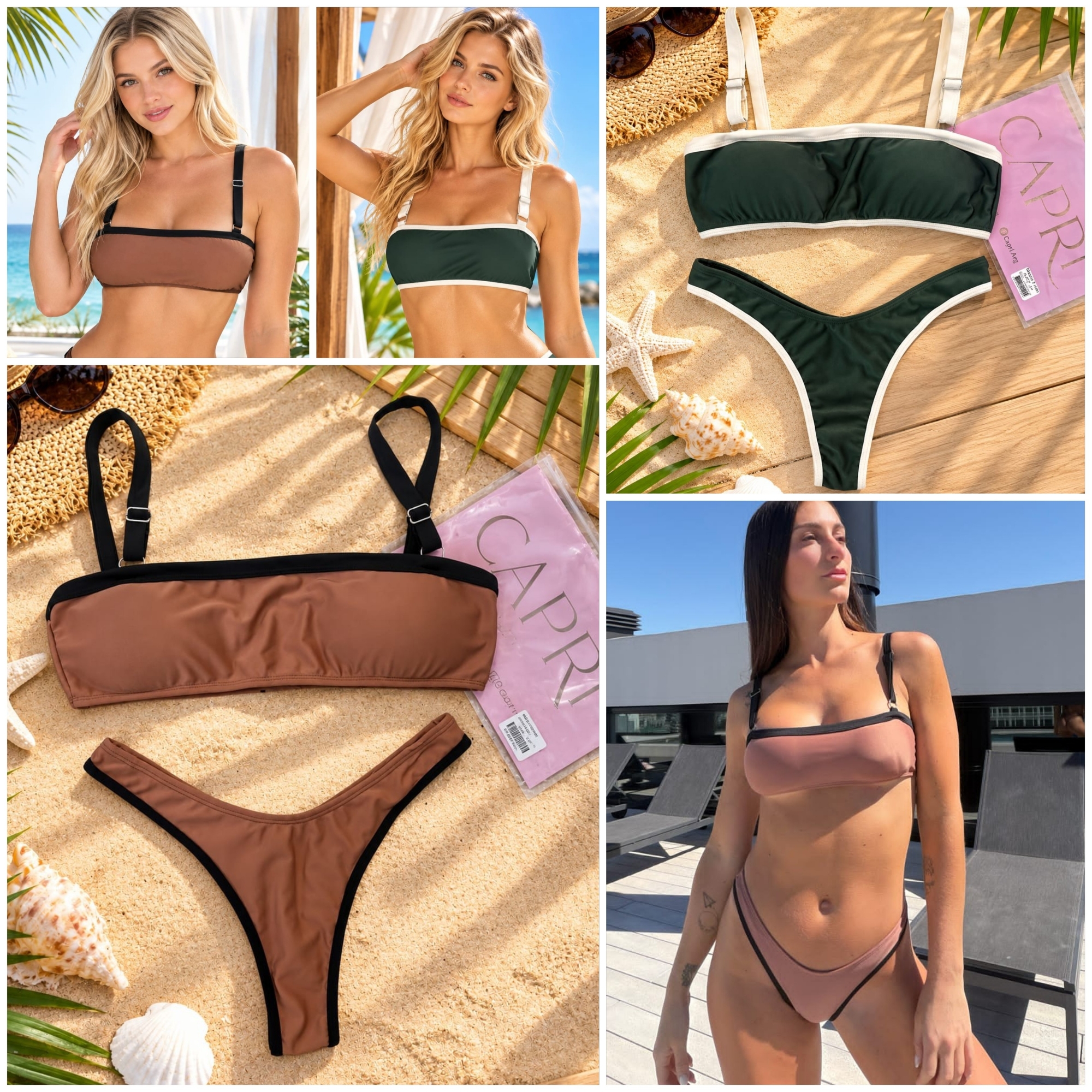 (art:41)bikini Conjuto Sof 2 Piezas Top C/less "v" - Imagen 8