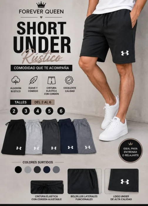 Short Rusticos de Hombre Under