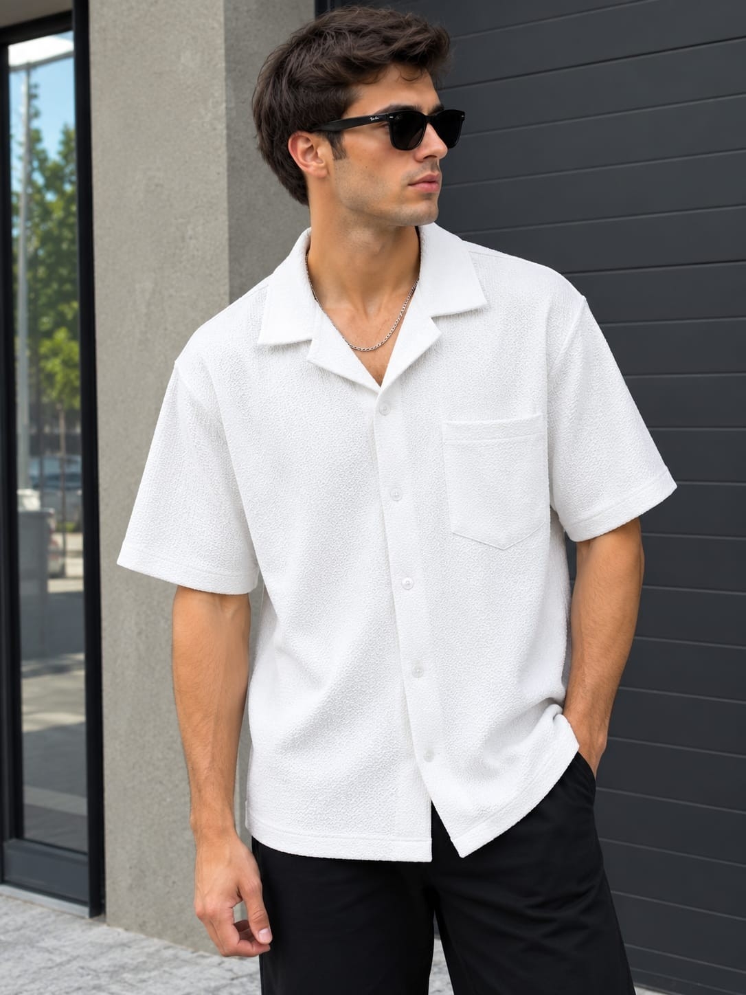 Camisa Corte Boxy Fit Hawaii - Imagen 2