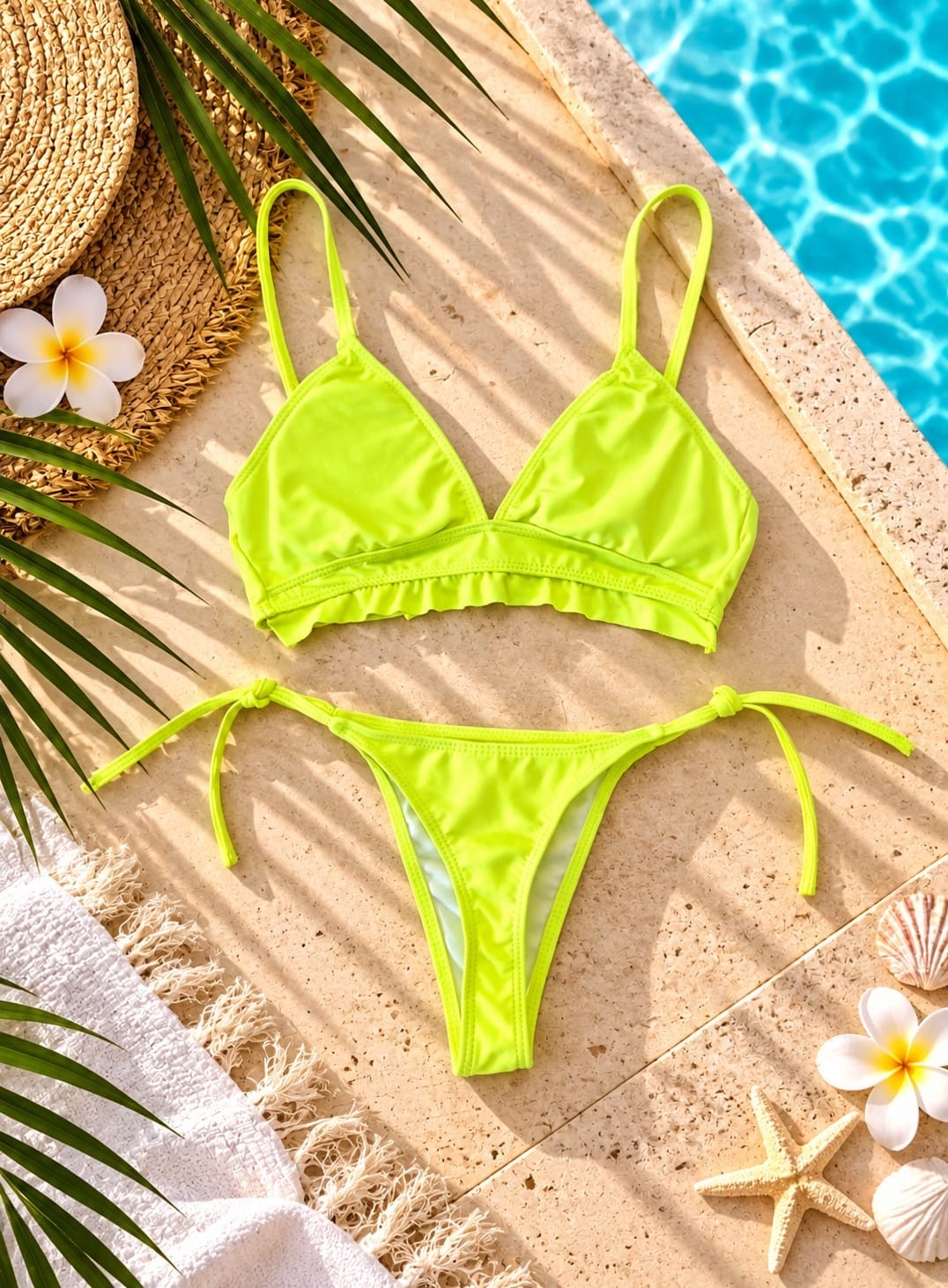 (art:bkd20)bikini Top/triangulo 2 Piezas C/less para Atar (darwin Intimate) - Imagen 3
