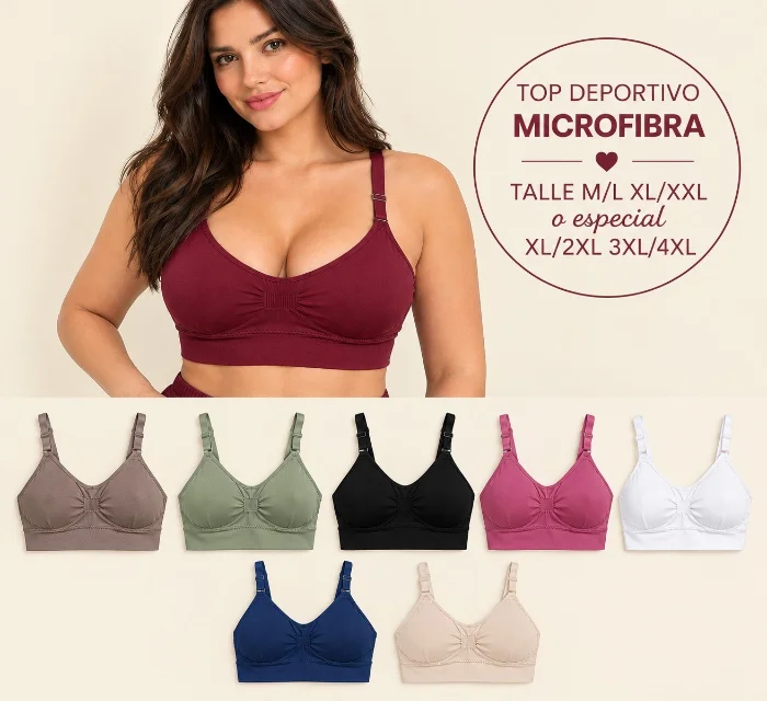 Top Deportivo Microfibra Docena:$38.000 Talle Común