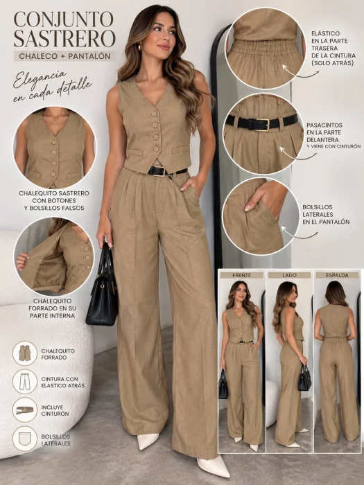 Conjunto Sastrero con Cinto