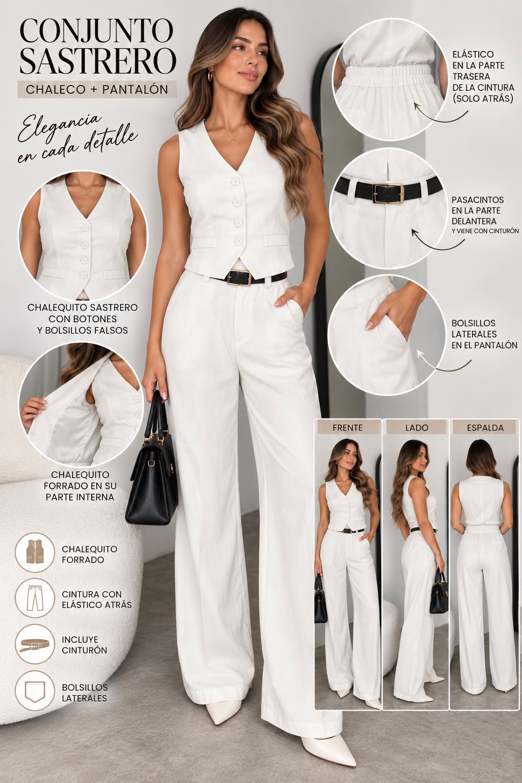 Conjunto Sastrero con Cinto - Imagen 2