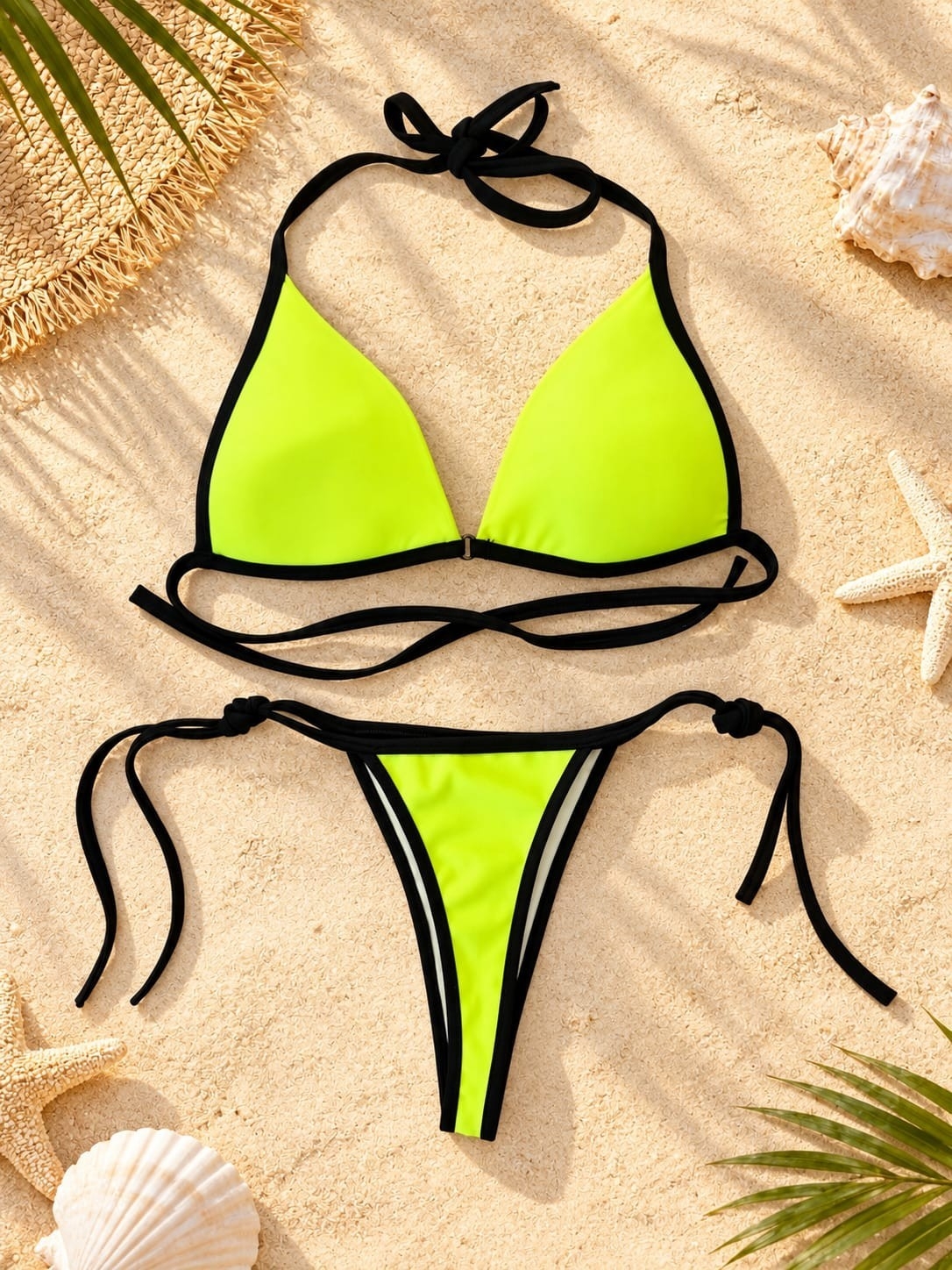(art:bkd15)bikini Conjuto Taza Sof 2 Piezas C/less para Atar (darwin Intimate) - Imagen 2