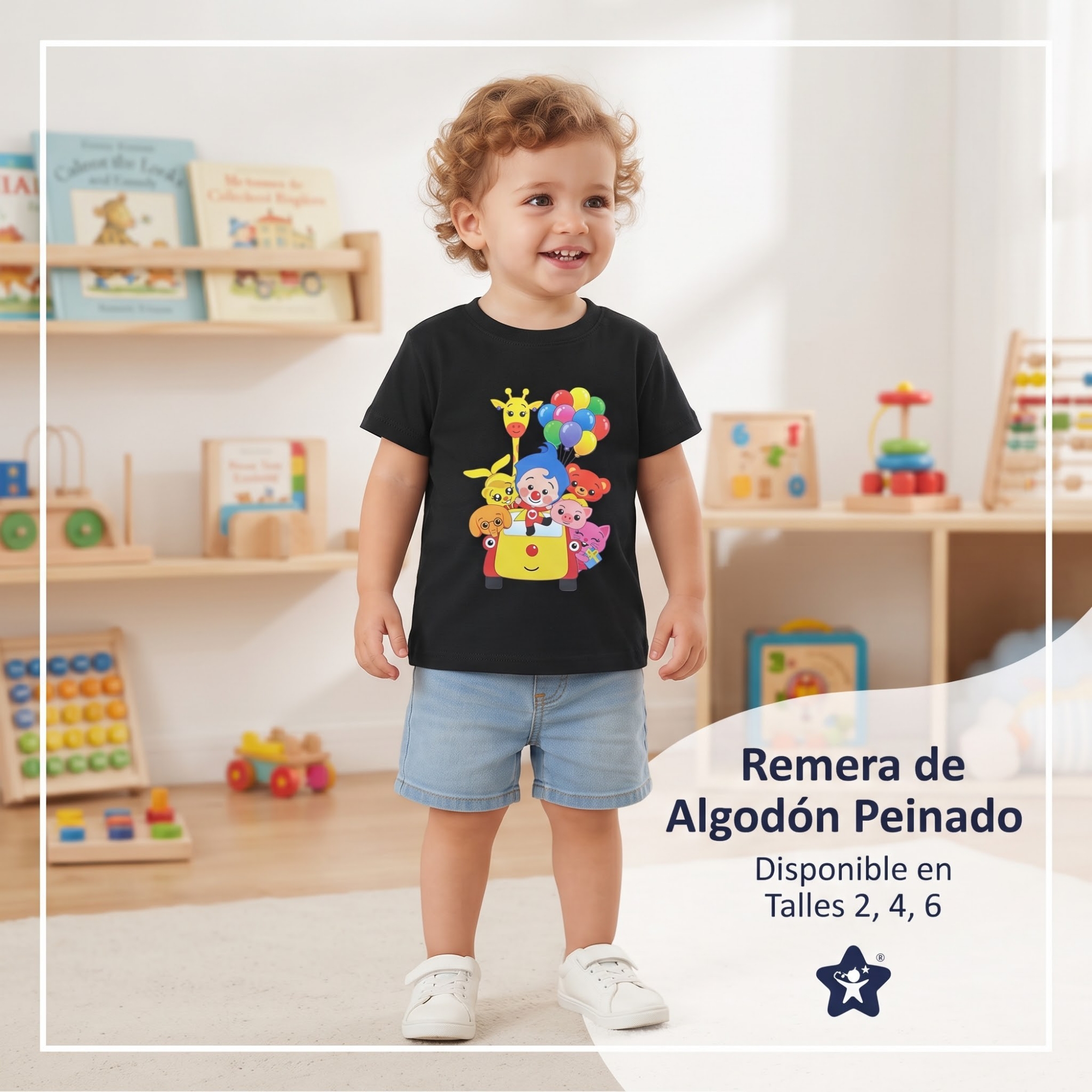 Remera Algodón Peinado Plim Plim - Imagen 3