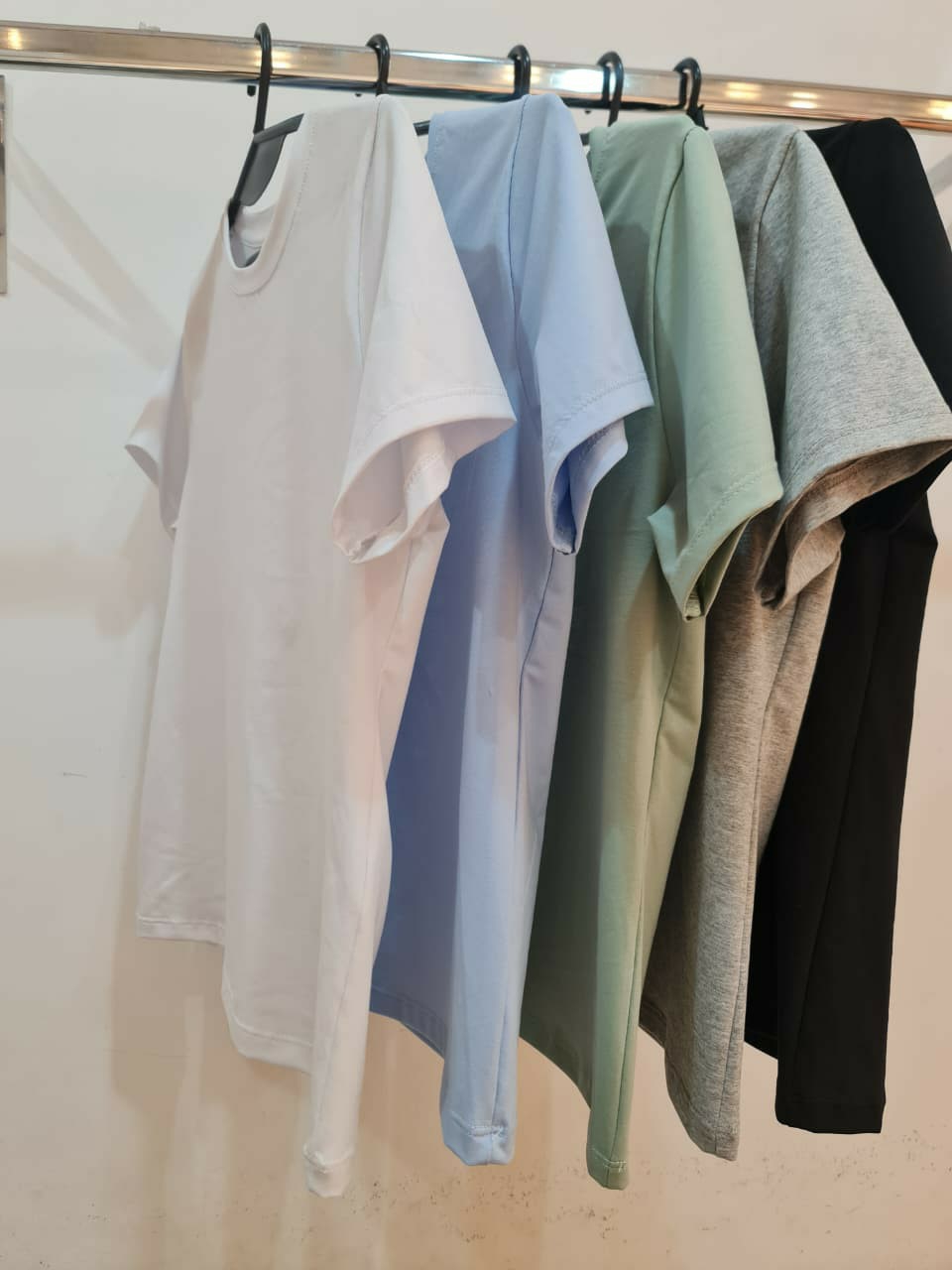250-remera Basica Tl-algodon C/ Lycra - Imagen 2