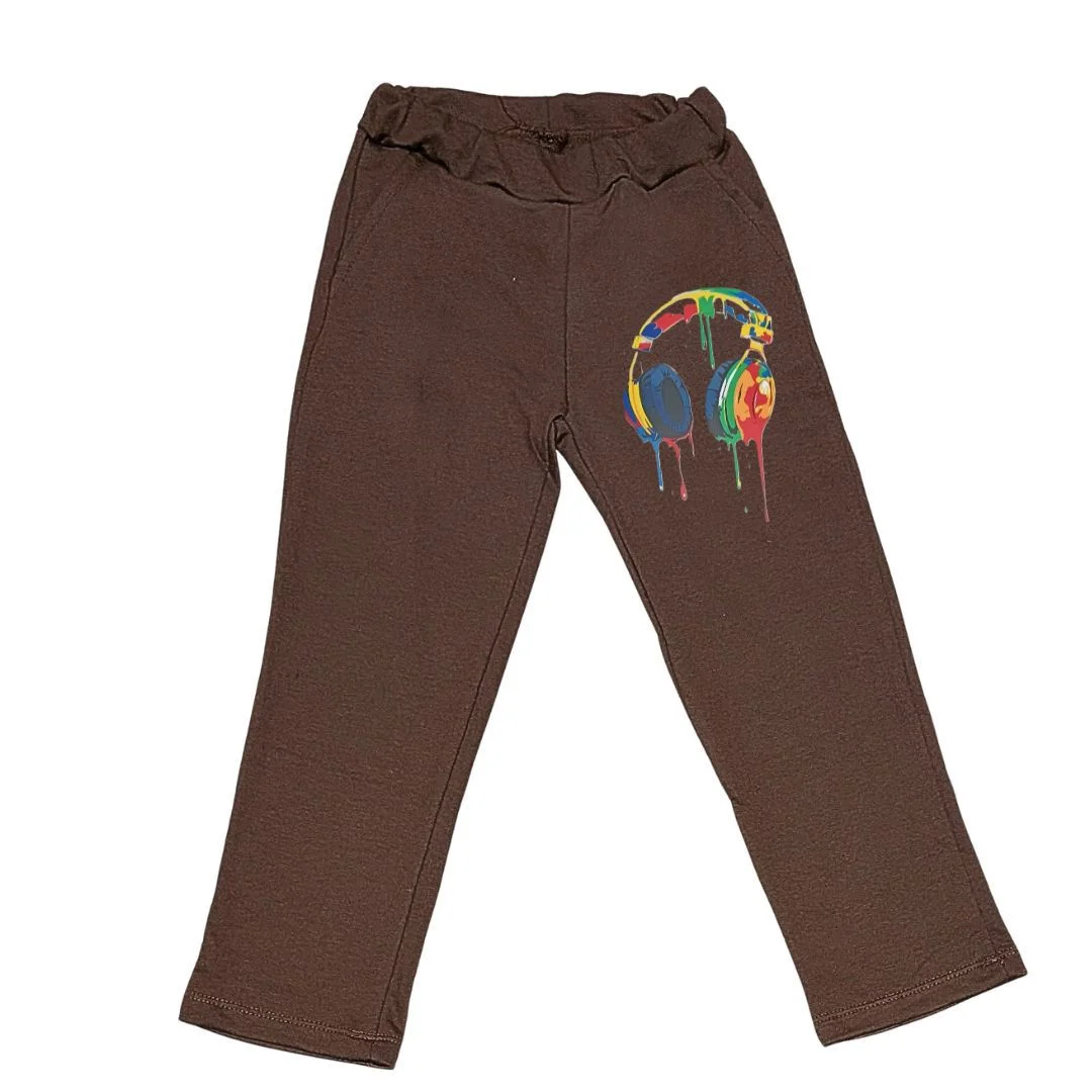 4359 pantalon Niño Teen Recto Algodon Rustico Auriculares - 4359choco.jpg