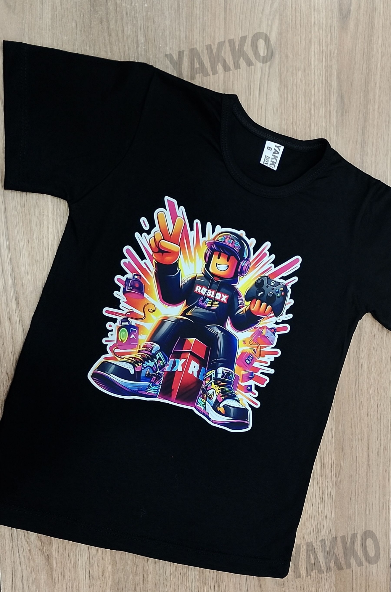 Remera de Algodón Peinado "roblox" (por Curva) - Imagen 3