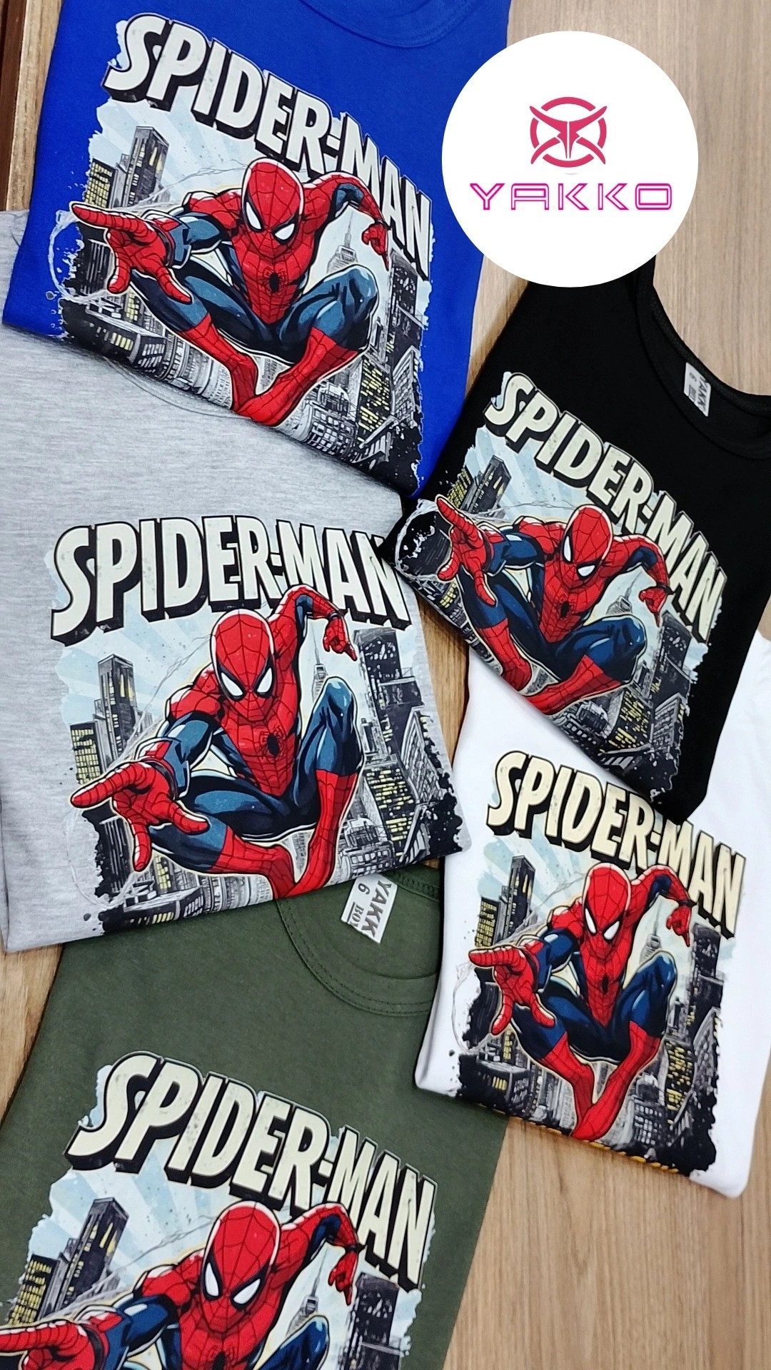 Remera de Algodón Peinado "spiderman" ( por Curva) - Imagen 2