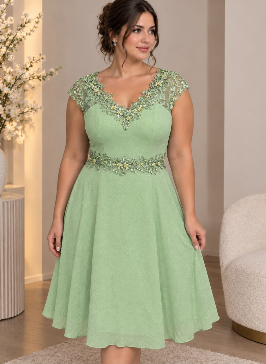 Vestidos 3/4 Dama - Imagen 5