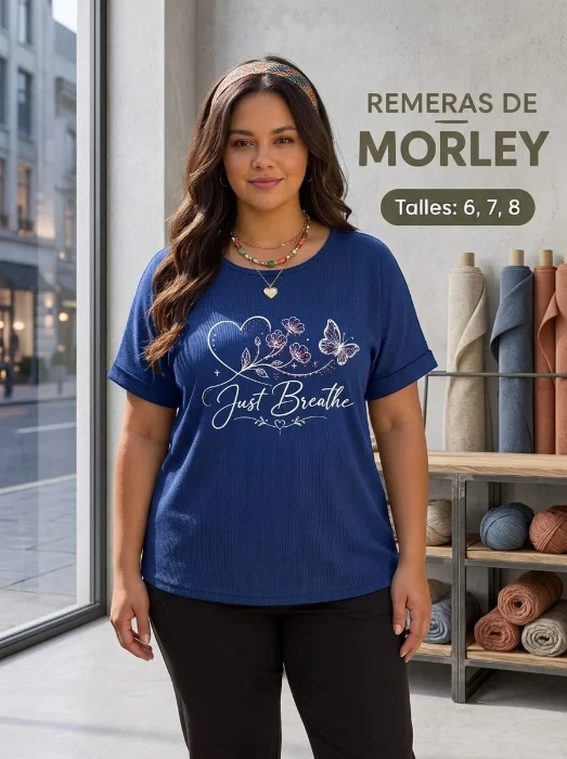 Remeras de Morley Viscosa Elastizada