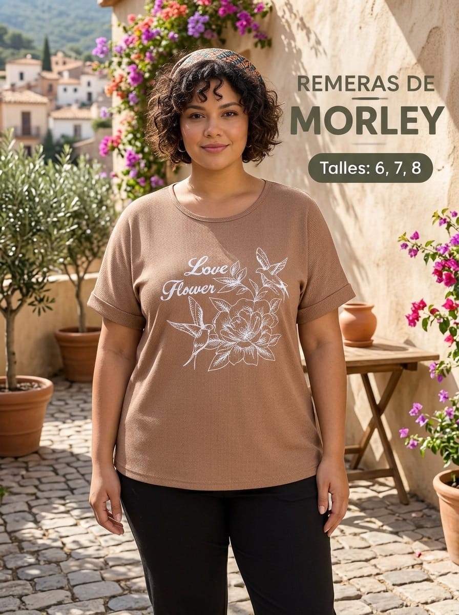 Remeras de Morley Viscosa Elastizada - Imagen 2