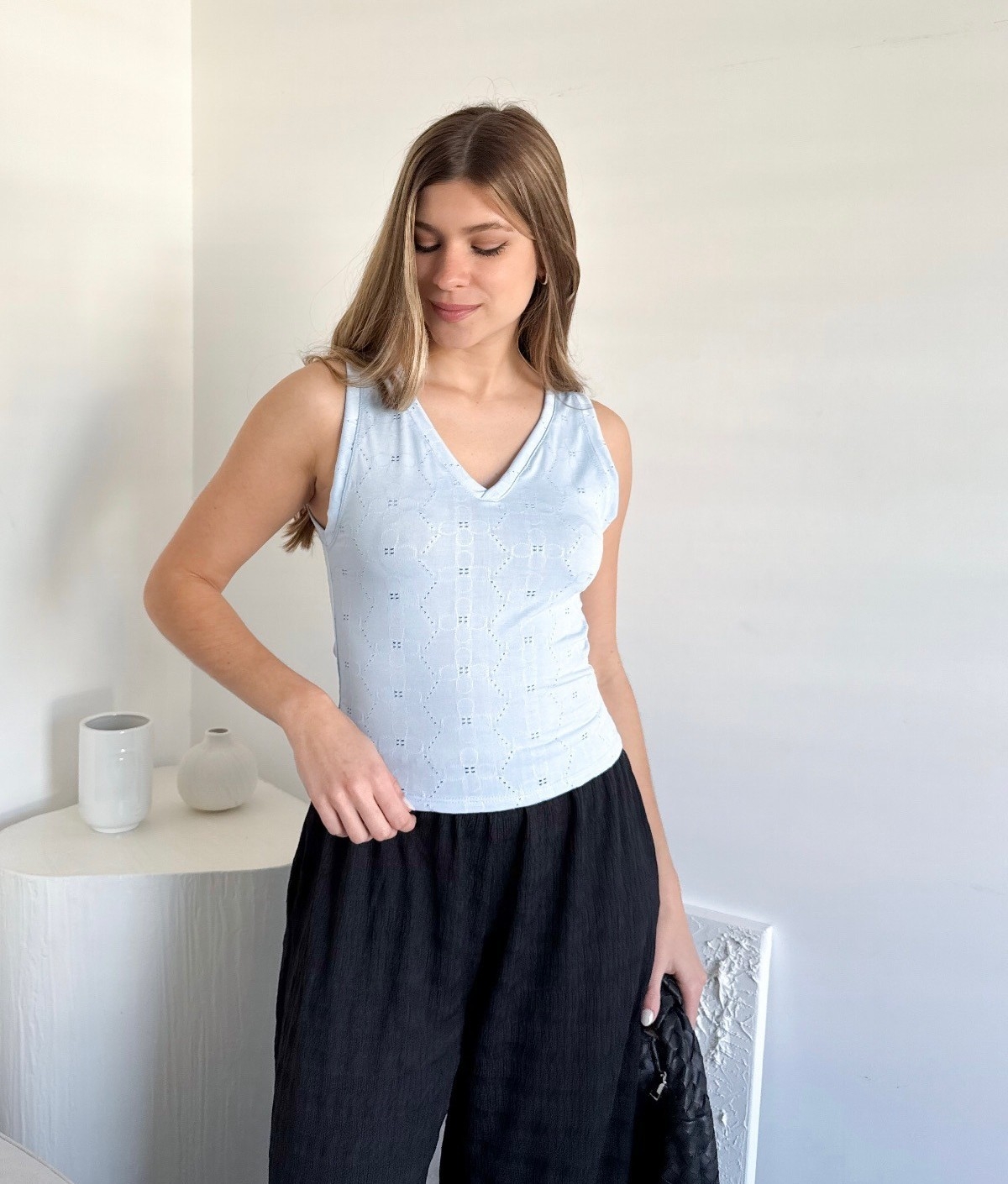 Musculosa Broderie - Imagen 2