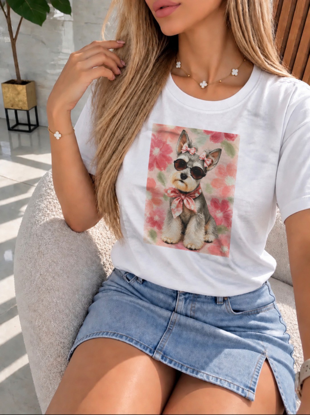 Remera Perrito Coquette Algodón - Imagen 2