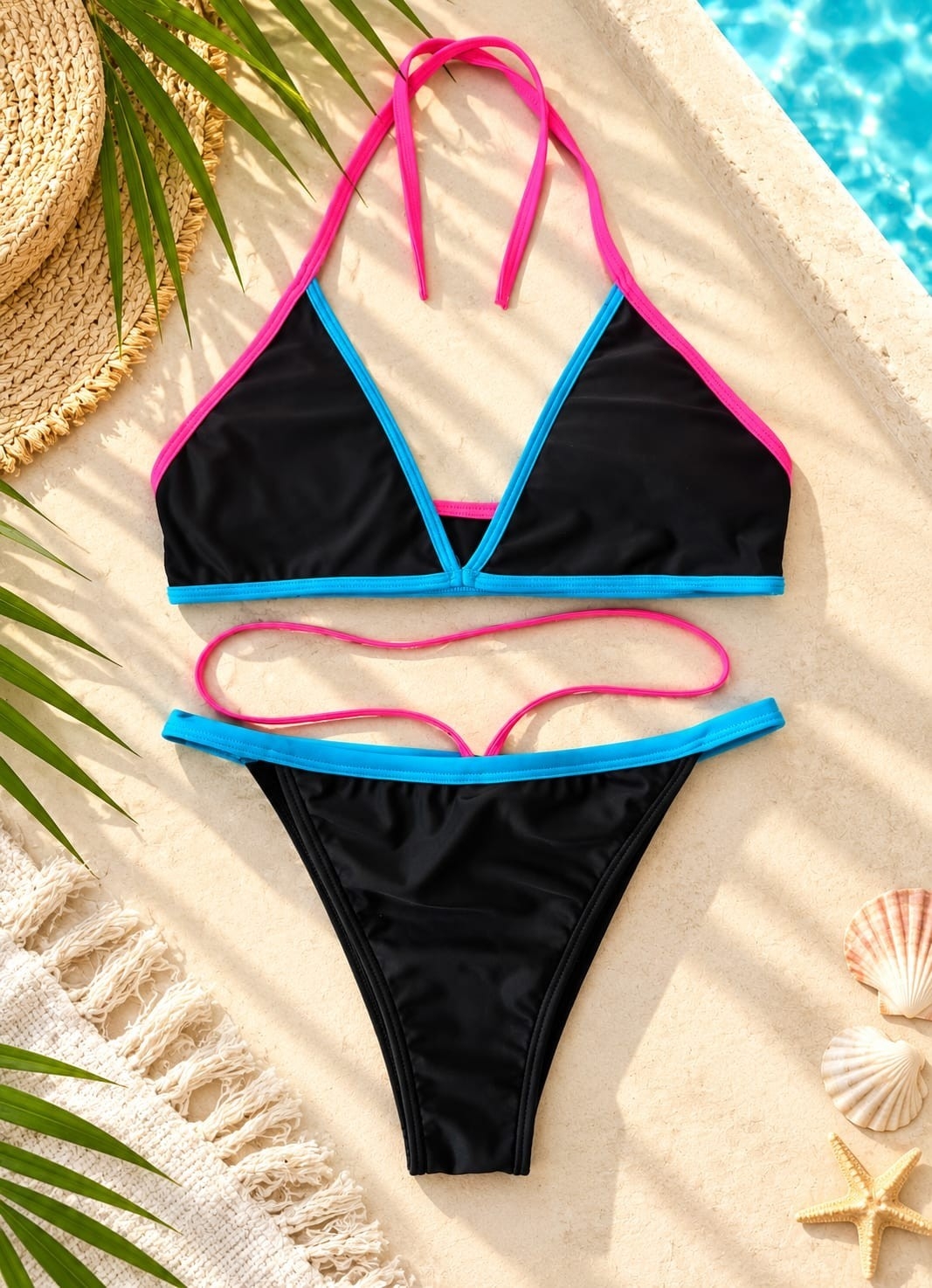(art:bkd14)bikini Triangulo Arnet Conjuto 2 Piezas C/vedetina (darwin Intimate) - Imagen 4