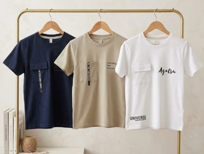 Remera Nene Algodón  Bolsillo