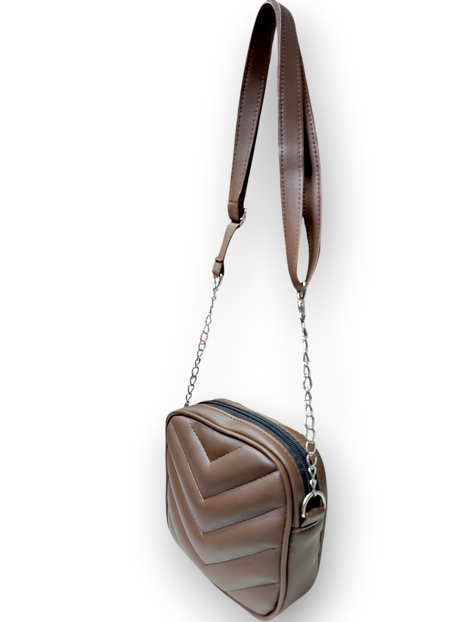 Mini Bandolera Línea Premium Forrada 17× 15×prof 5 Cm Aprox, Marroquineria - Imagen 3