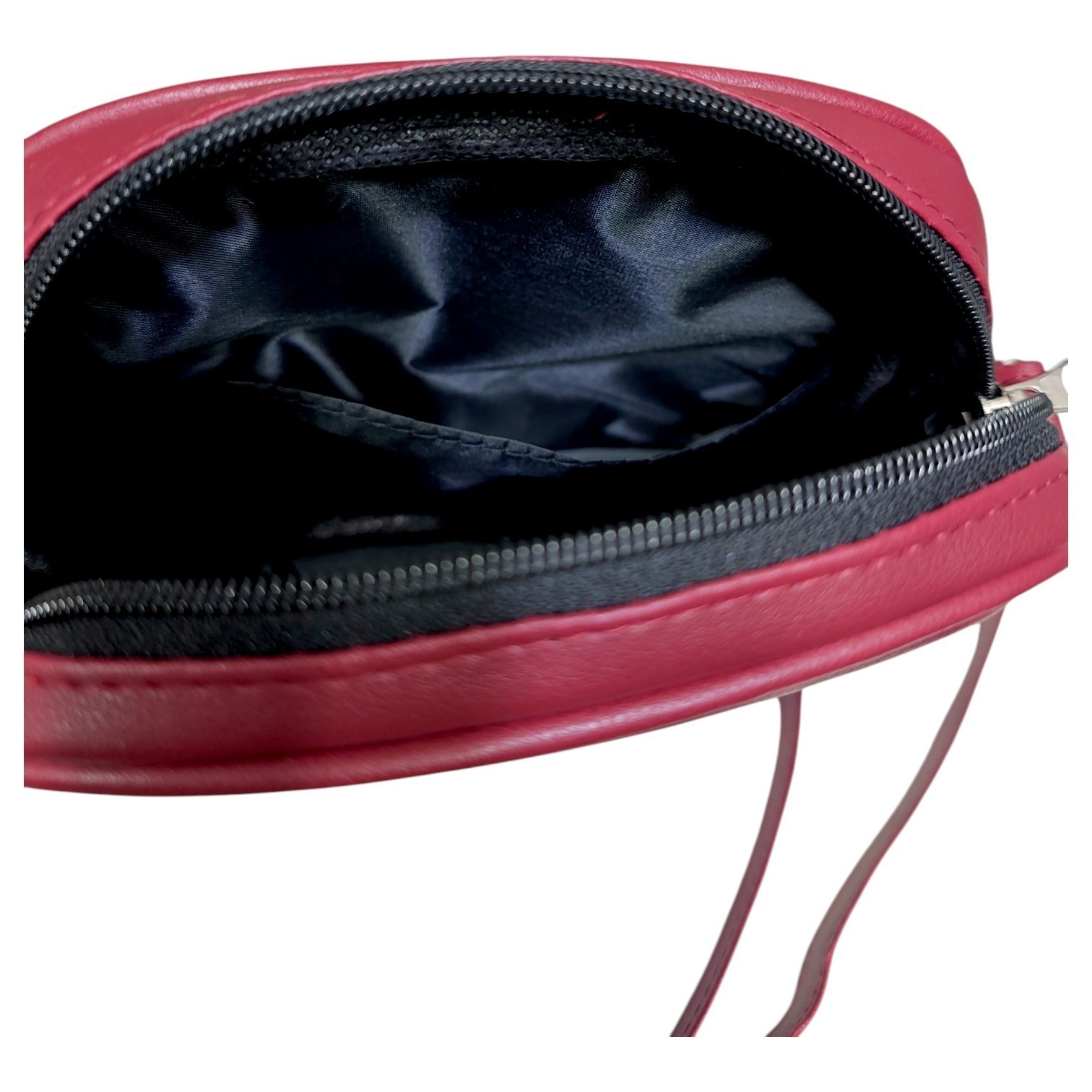 Mini Bandolera Premium Forrada C/ Bolsillo Interno 17×15× Prof 5 Cm Aprox, Marroquine - Imagen 5