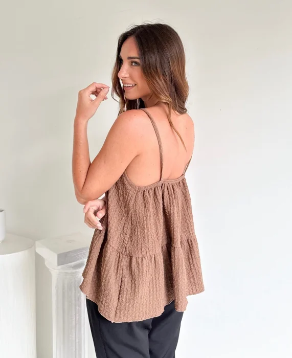 Musculosa Cruzada Brucelas