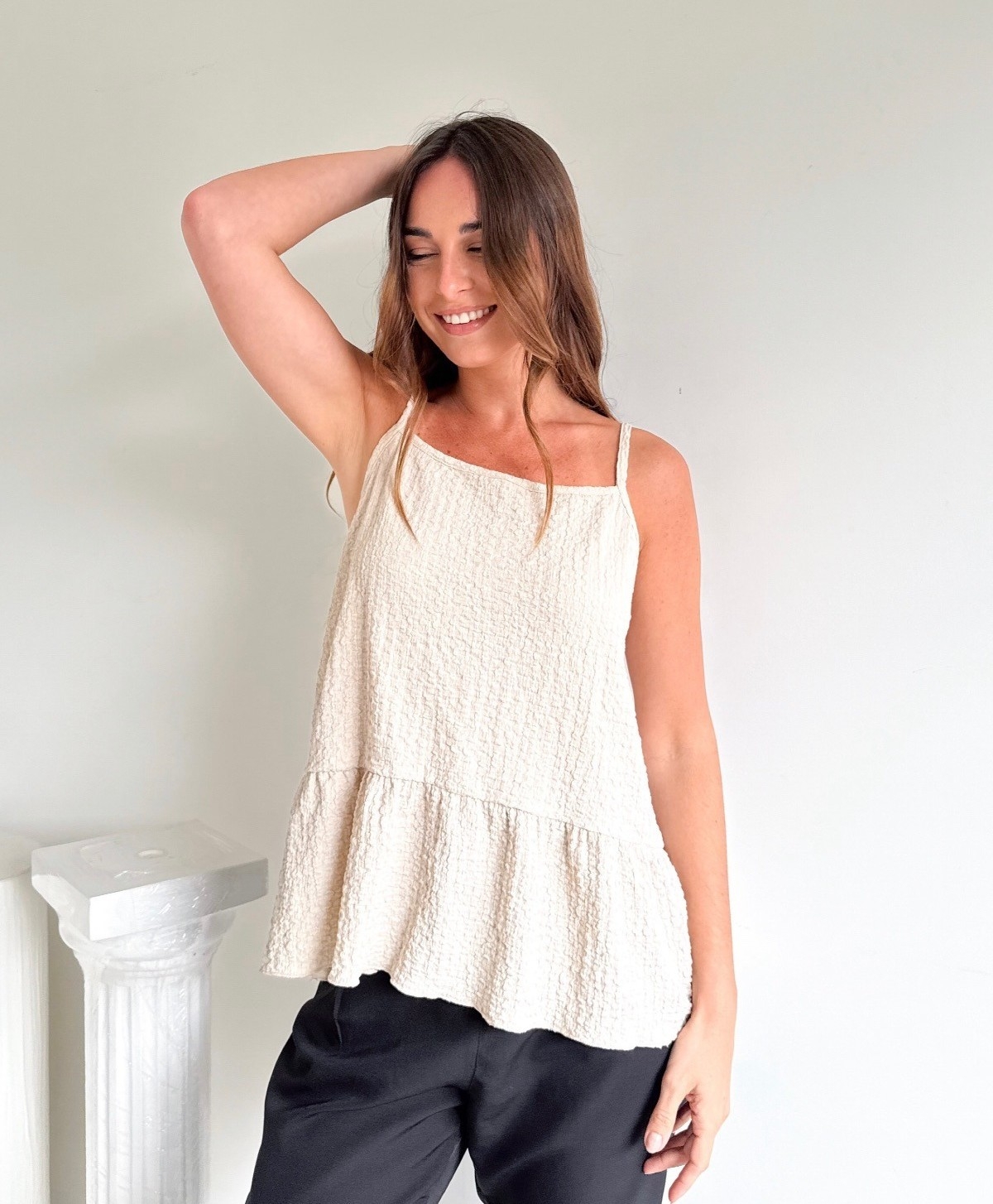 Musculosa Cruzada Brucelas - Imagen 2