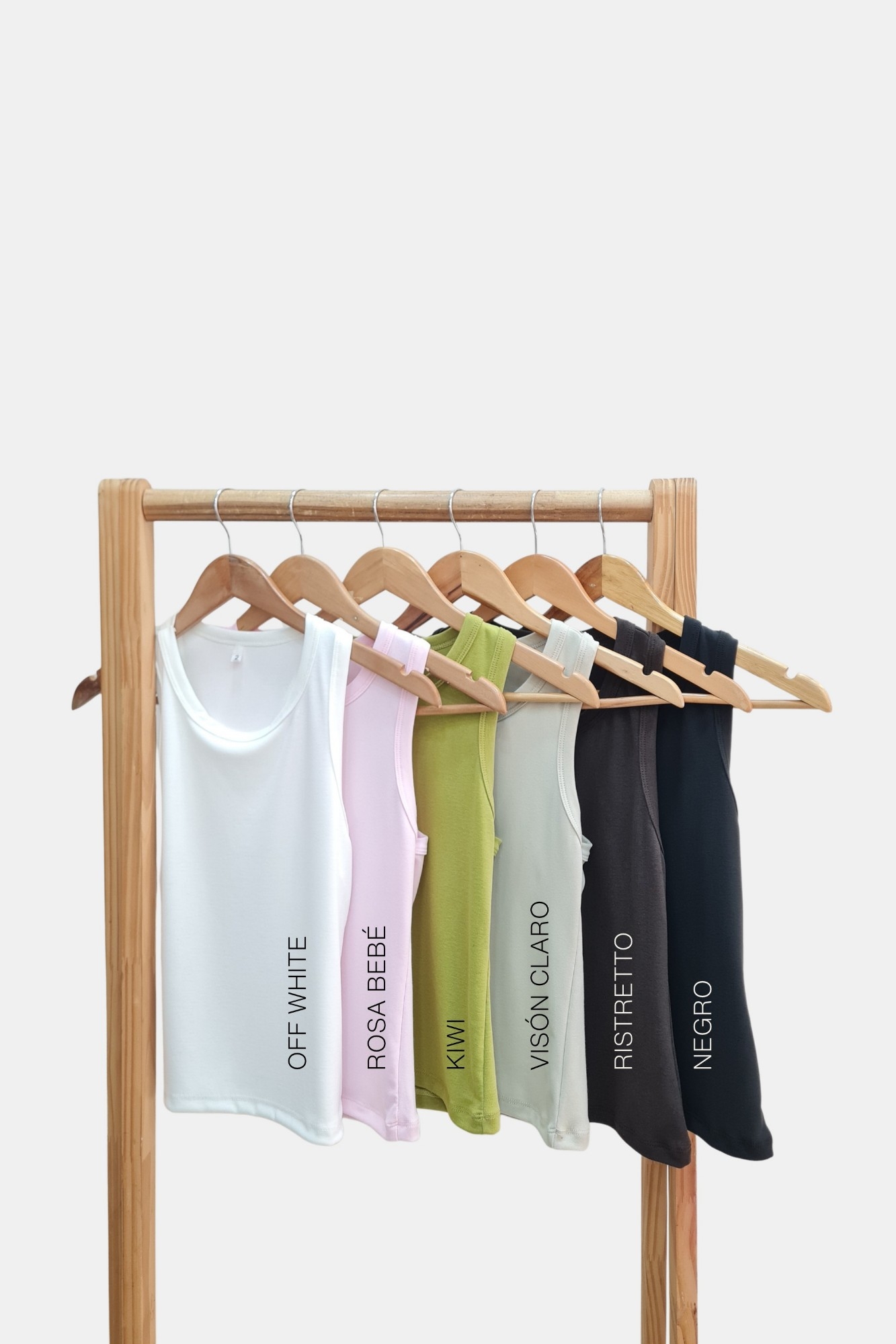 Musculosa de Tejido de Punto Americana Básica con Escote Rondo - Imagen 2