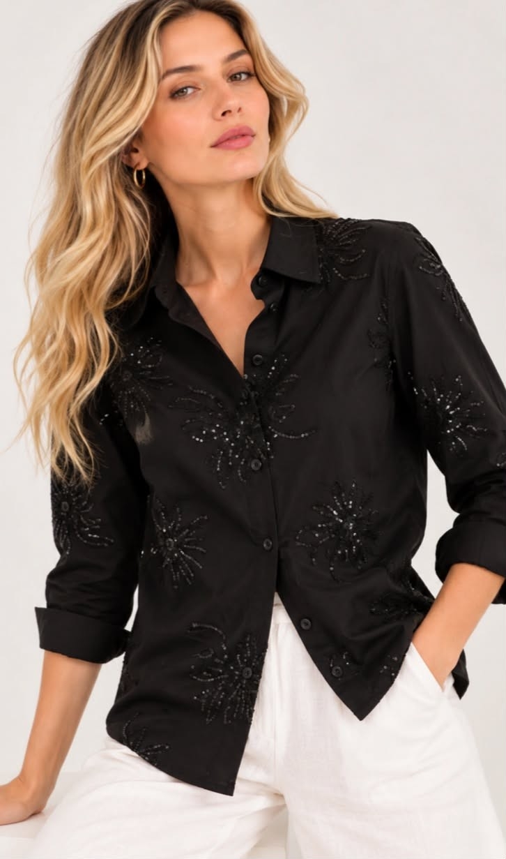 Camisa Bordada Importada - Imagen 3