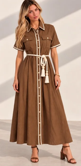 Camisero Bordado Importado