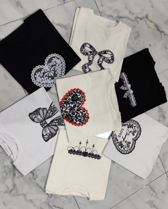 Remeras Encajes del 2 al 6