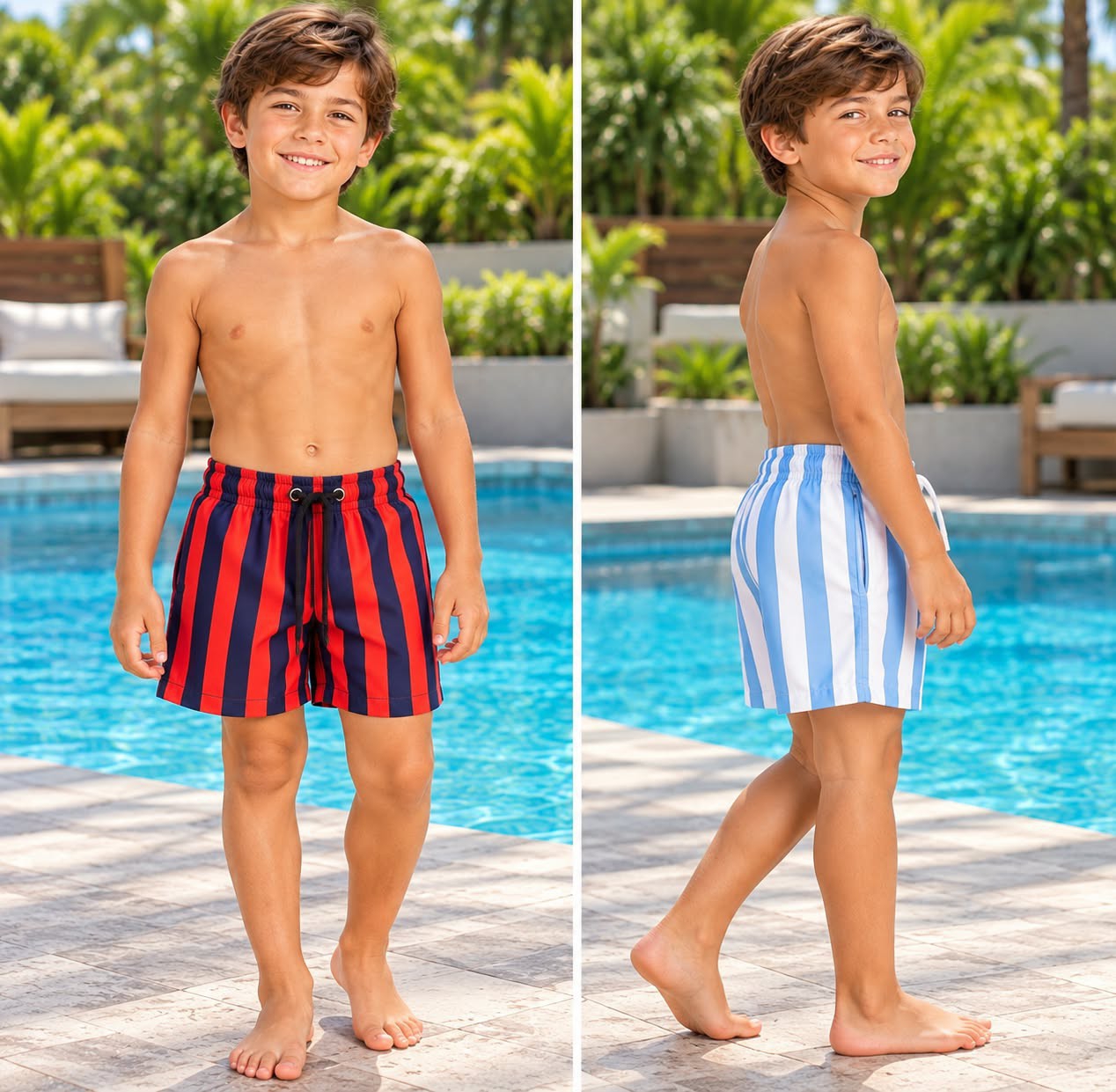 Shorts de Baño con Suspención para Niños - Imagen 6