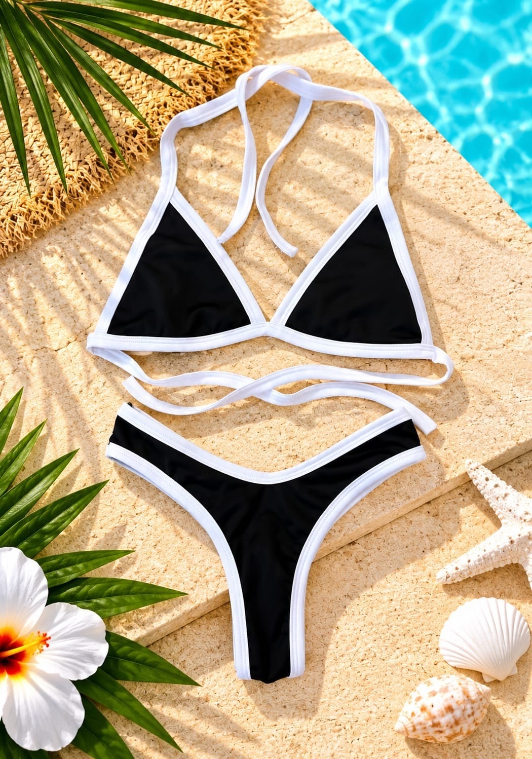 (art:bkd5)bikini Triangulo Combianada Morley 2 Piezas C/less "v" (darwin Intimate) - Imagen 7