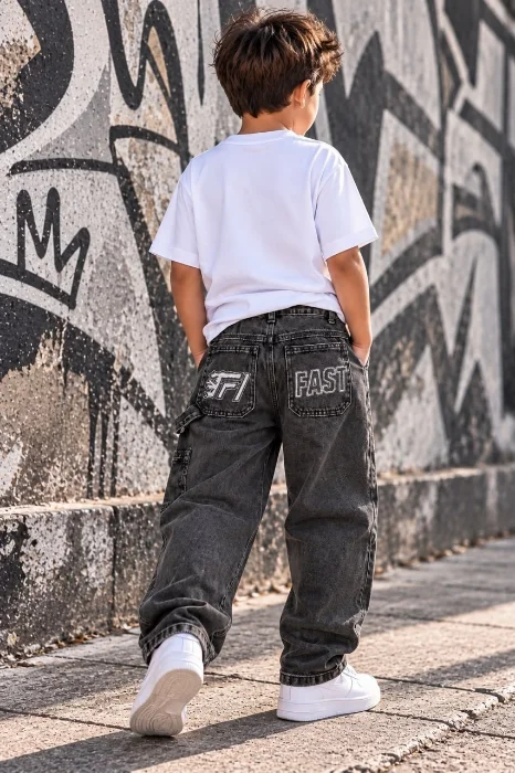 Jean's Baggy Mike con Bordado Parte Trasera.